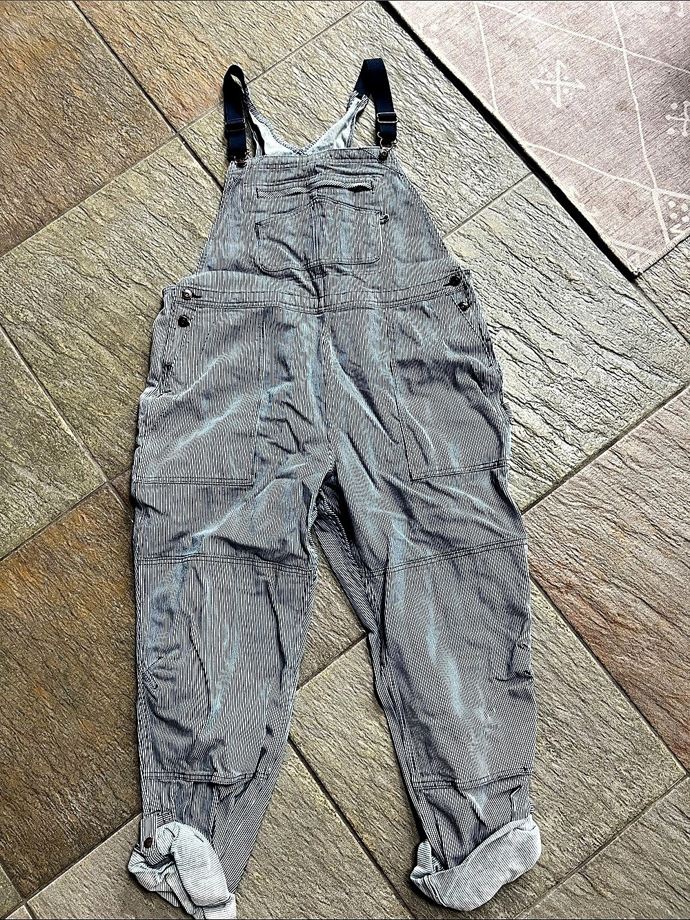 Duluth Women’s Railroad Stripe Overalls